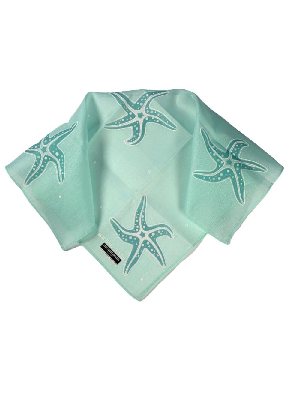 NWT Junko Shimada Cotton Starfish Scarf 16.5"